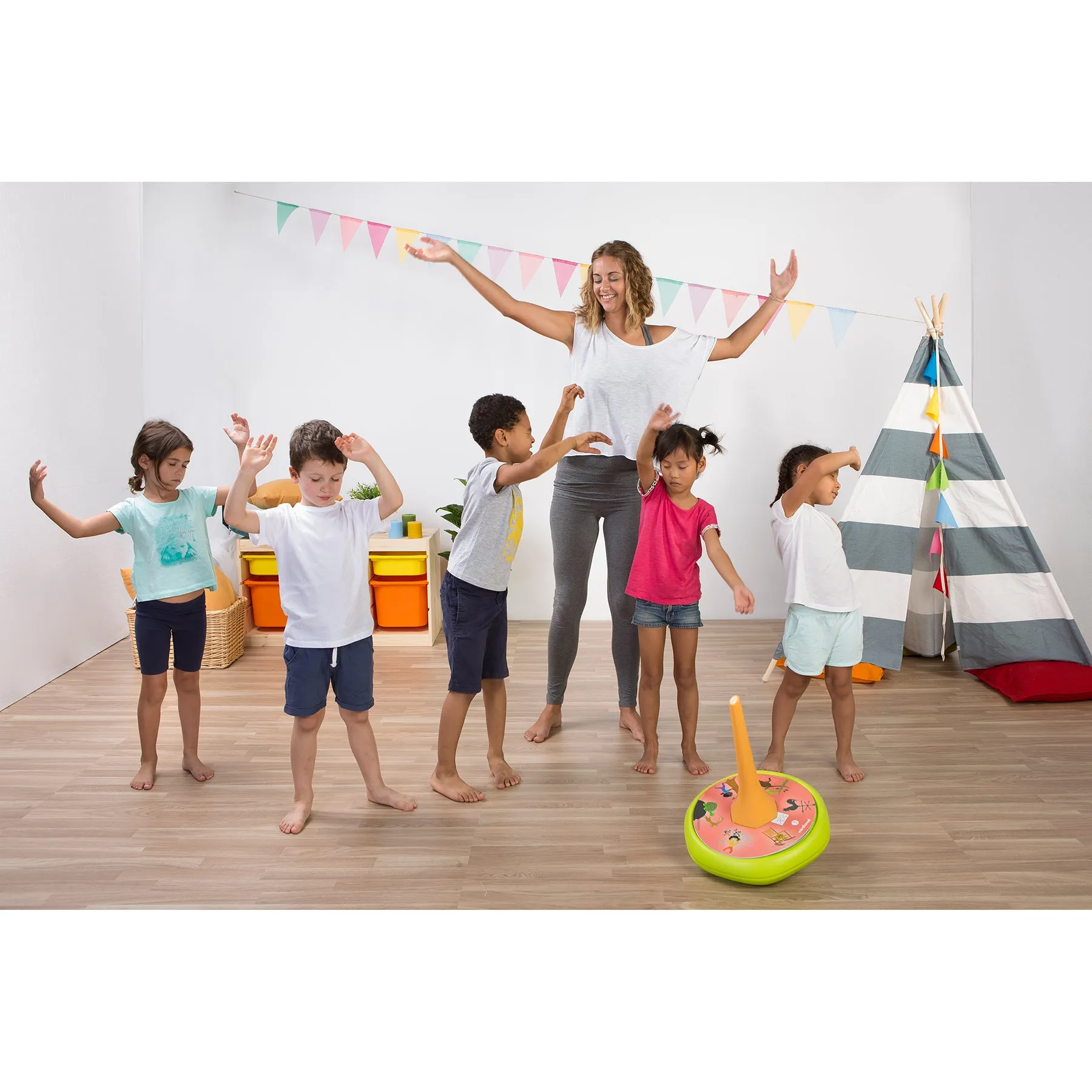 Miniland Mindful Kids - Giant Mindfulness Spinning Top - Multitheme
