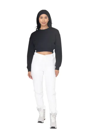 Mono B Cropped Fleece Sweatshirt KT-B0895