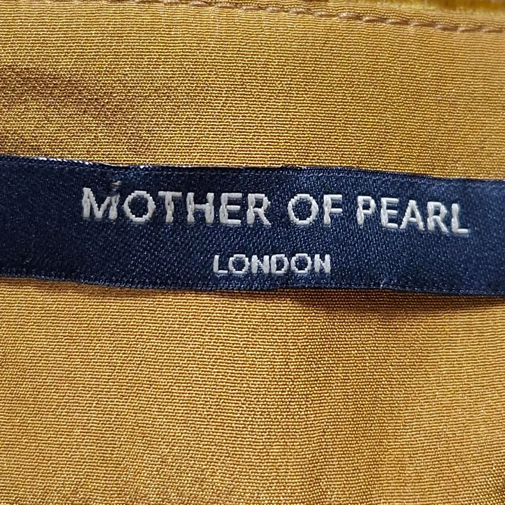 Mother of Pearl Pleated Wide-leg Trousers In Gold Velvet
