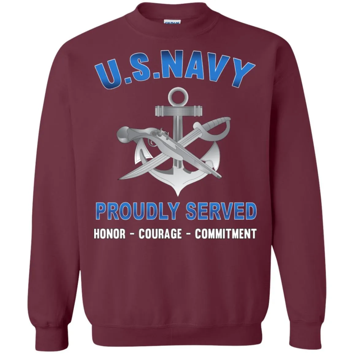 Navy Special Warfare Boat Operator Navy SB - Proudly Served T-Shirt For Men On Front