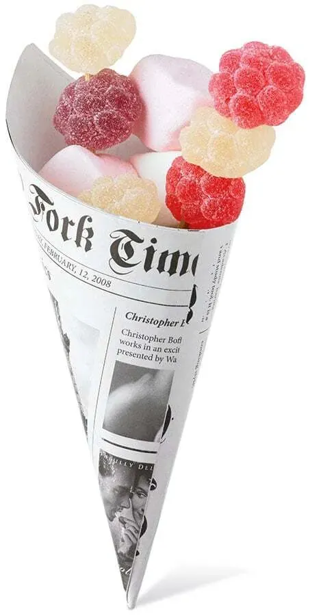 Newsprint Cardboard Cone