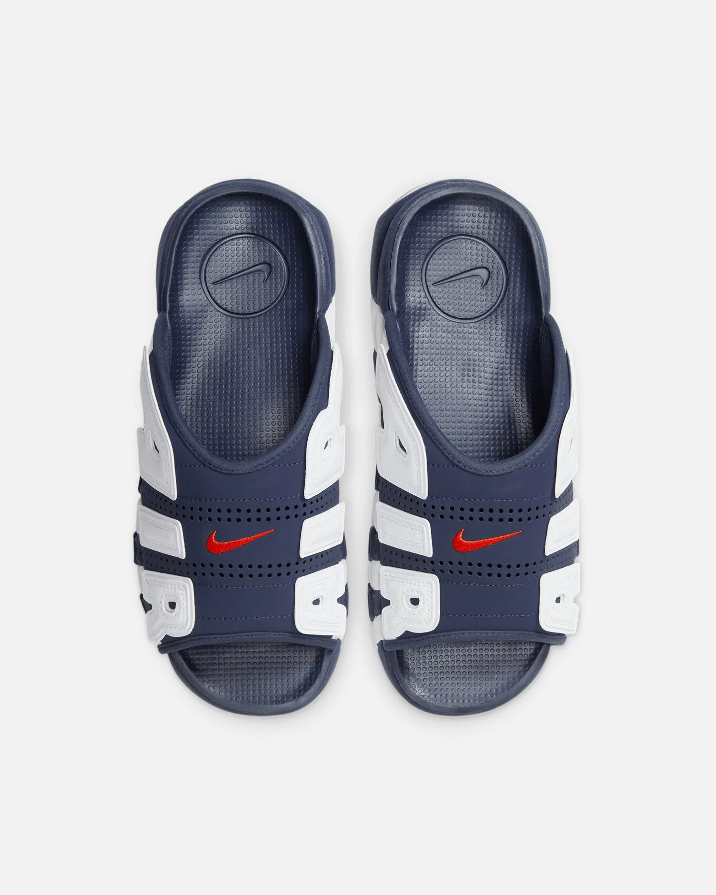 Nike Air More Uptempo Slides Midnight Navy