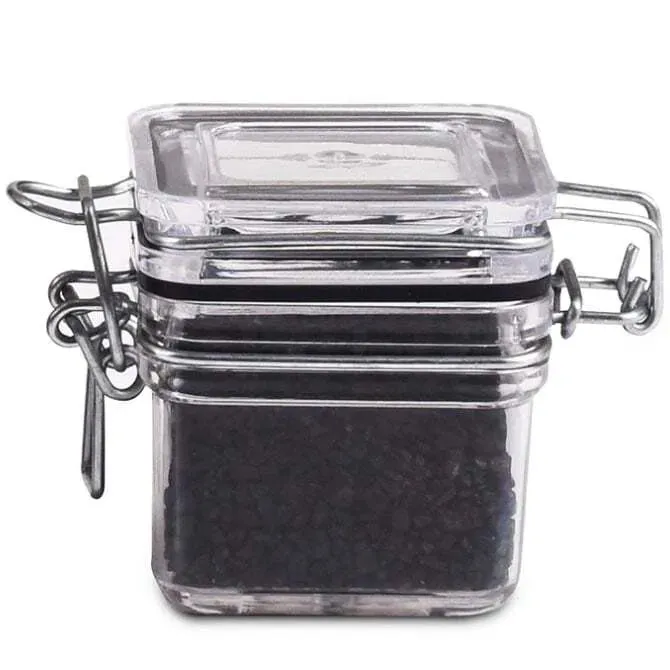 Plastic 2 oz. Cube Mason Jar