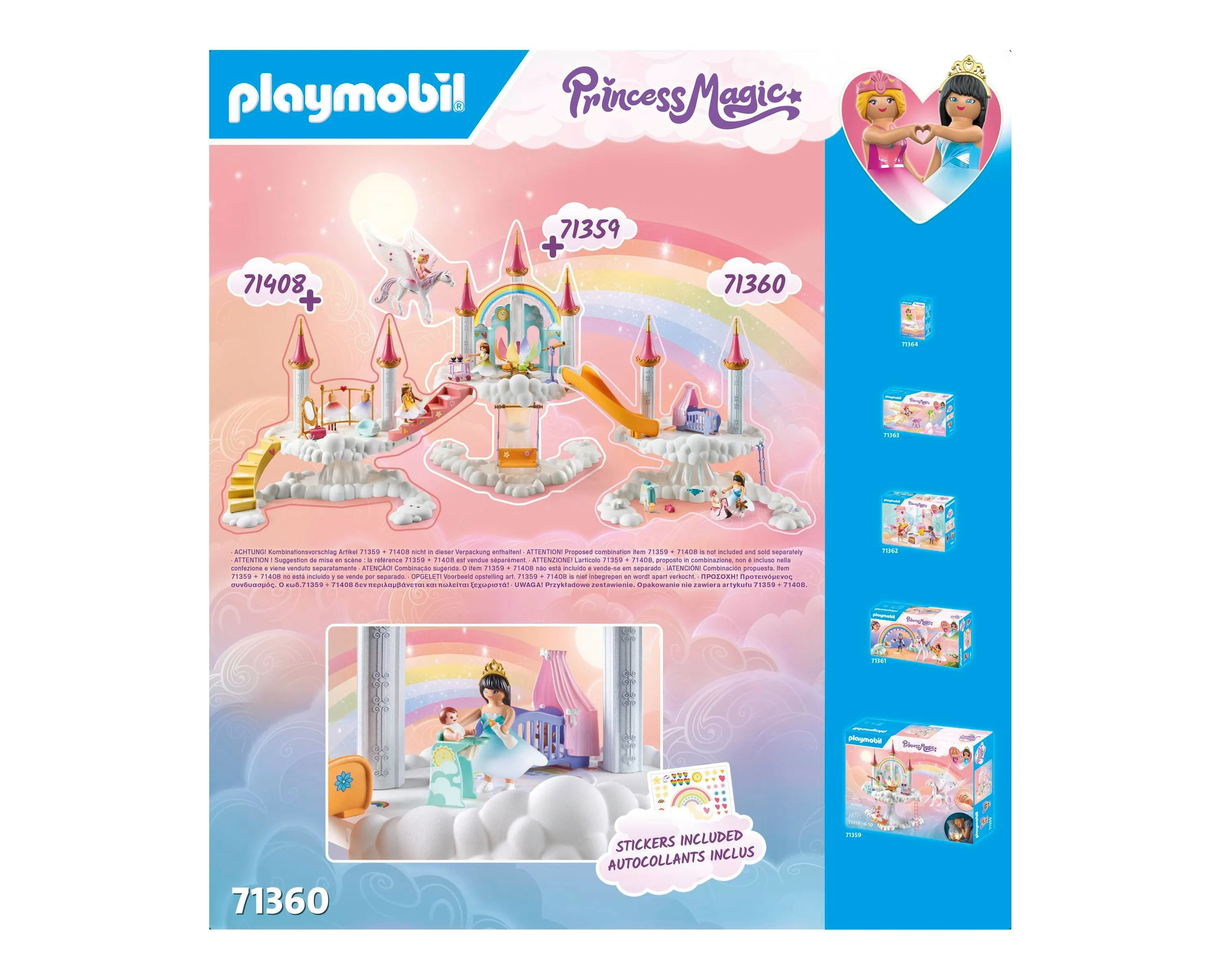 PLAYMOBIL Princess Magic Baby Room in the Clouds Playset