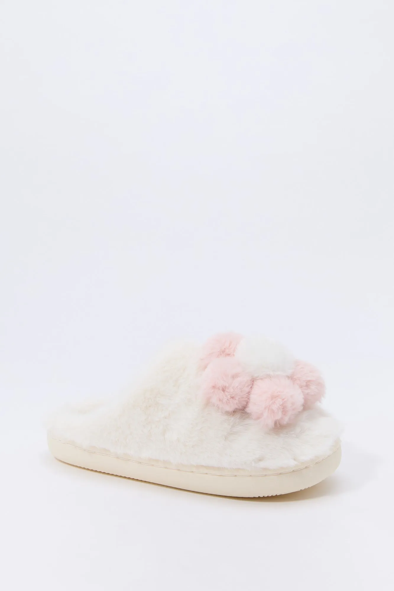 Plush Flower Slipper