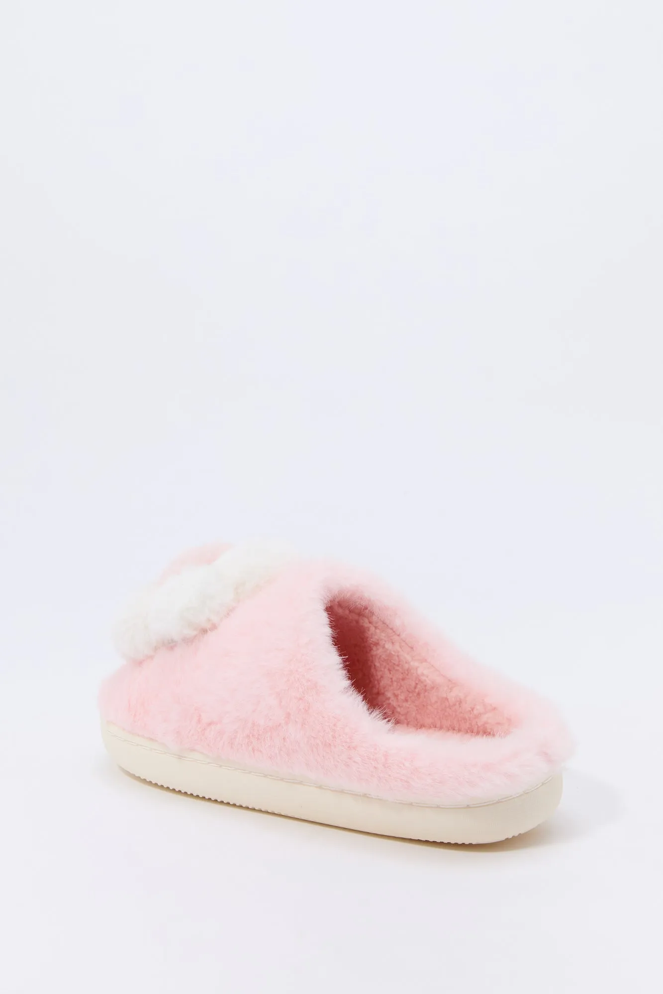 Plush Flower Slipper