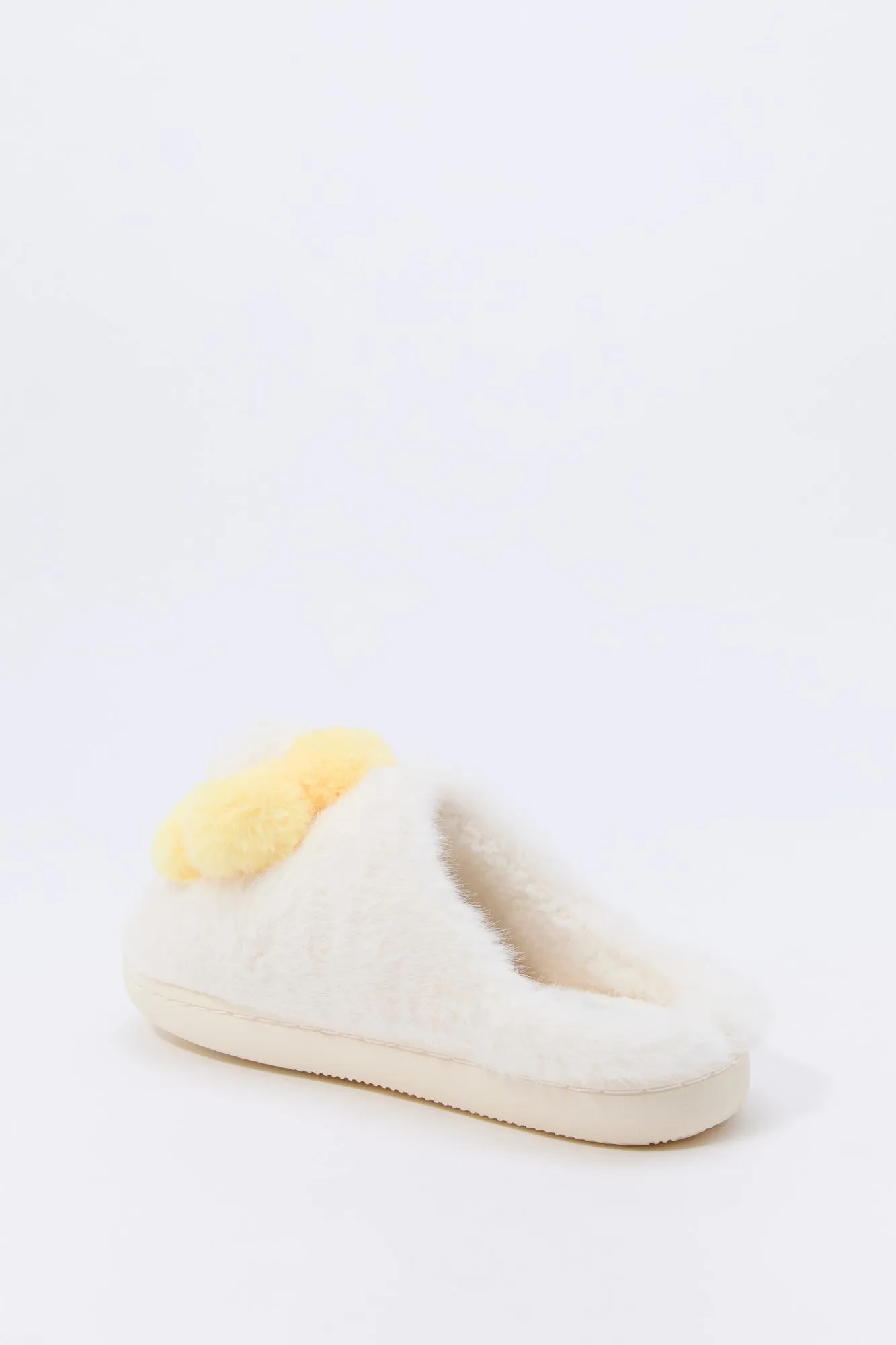 Plush Flower Slipper