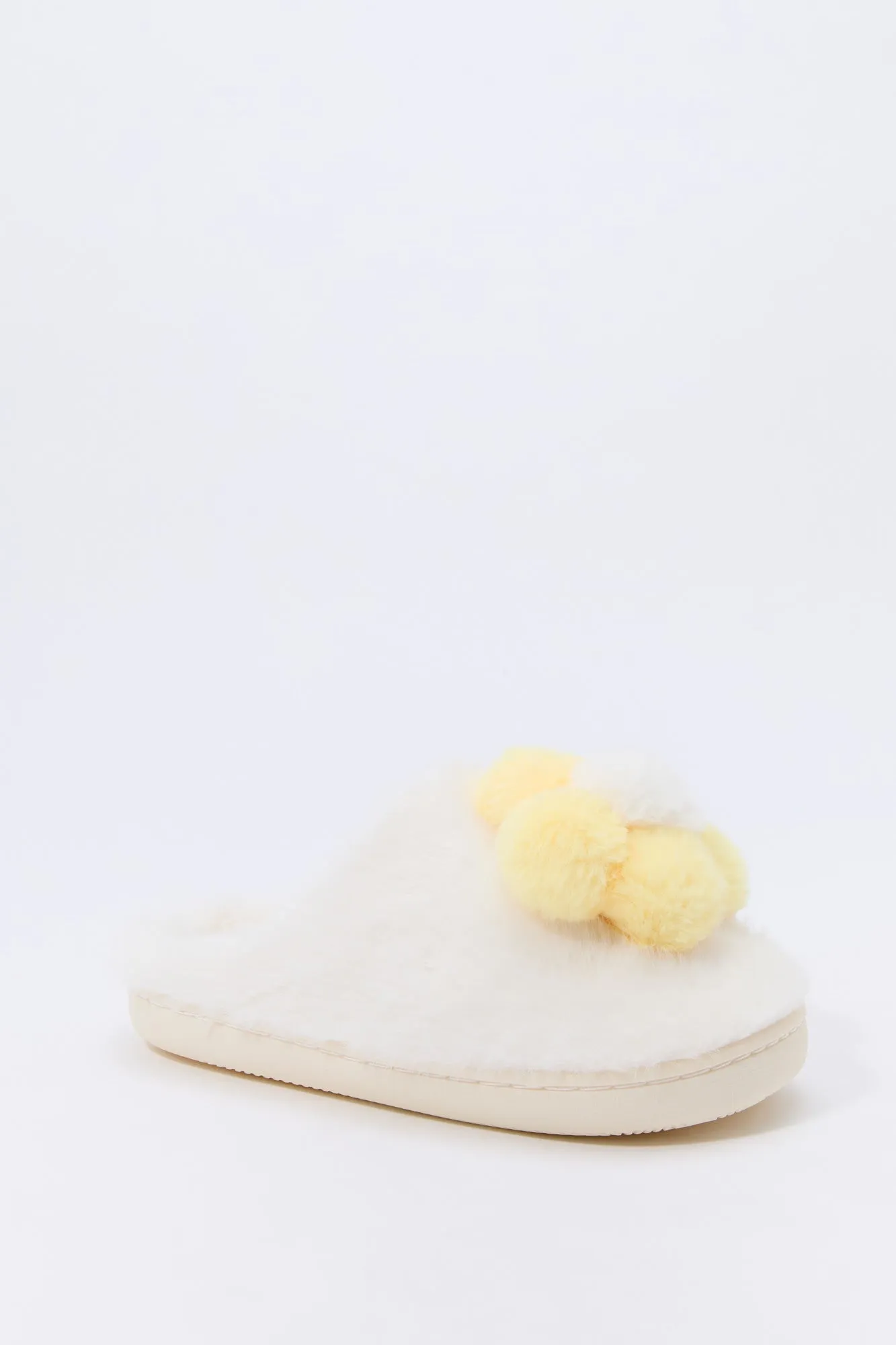 Plush Flower Slipper