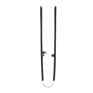Premiere Silicone Wide Tongs | Black
