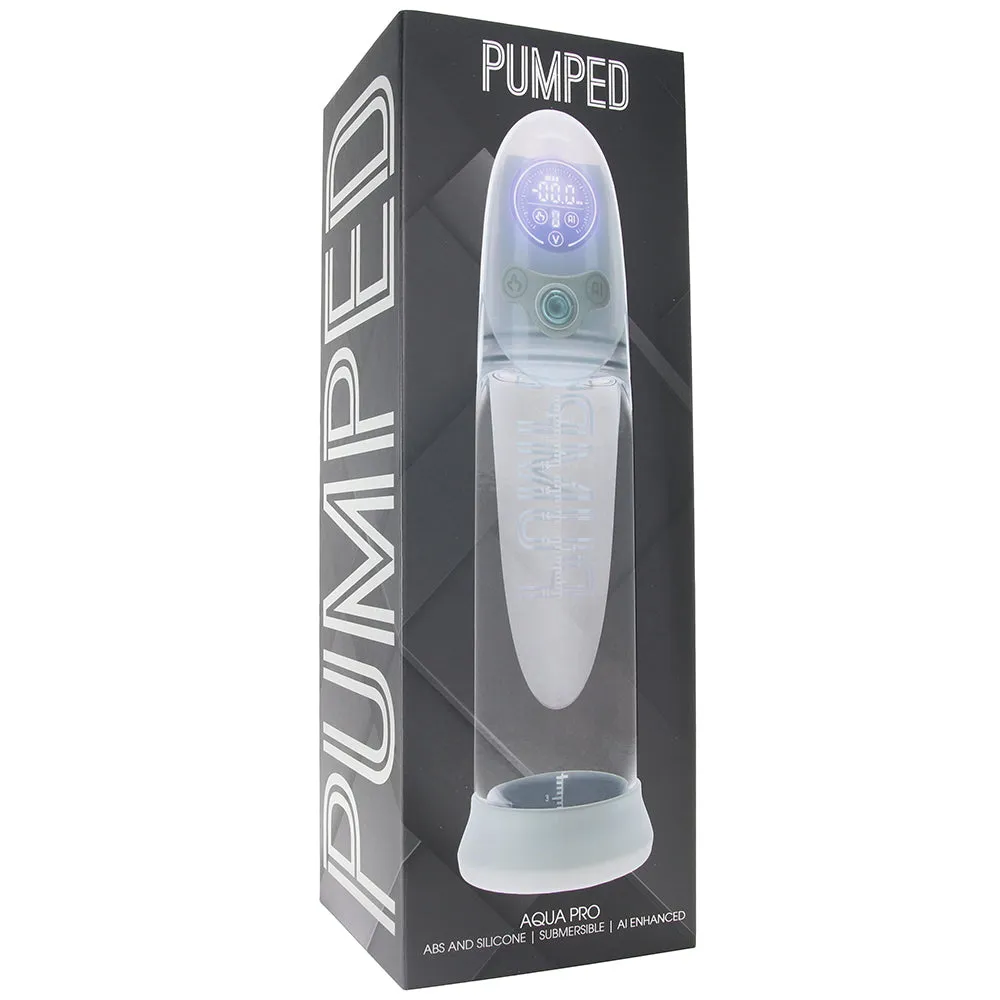 Pumped Aqua Pro AI Penis Pump in Grey