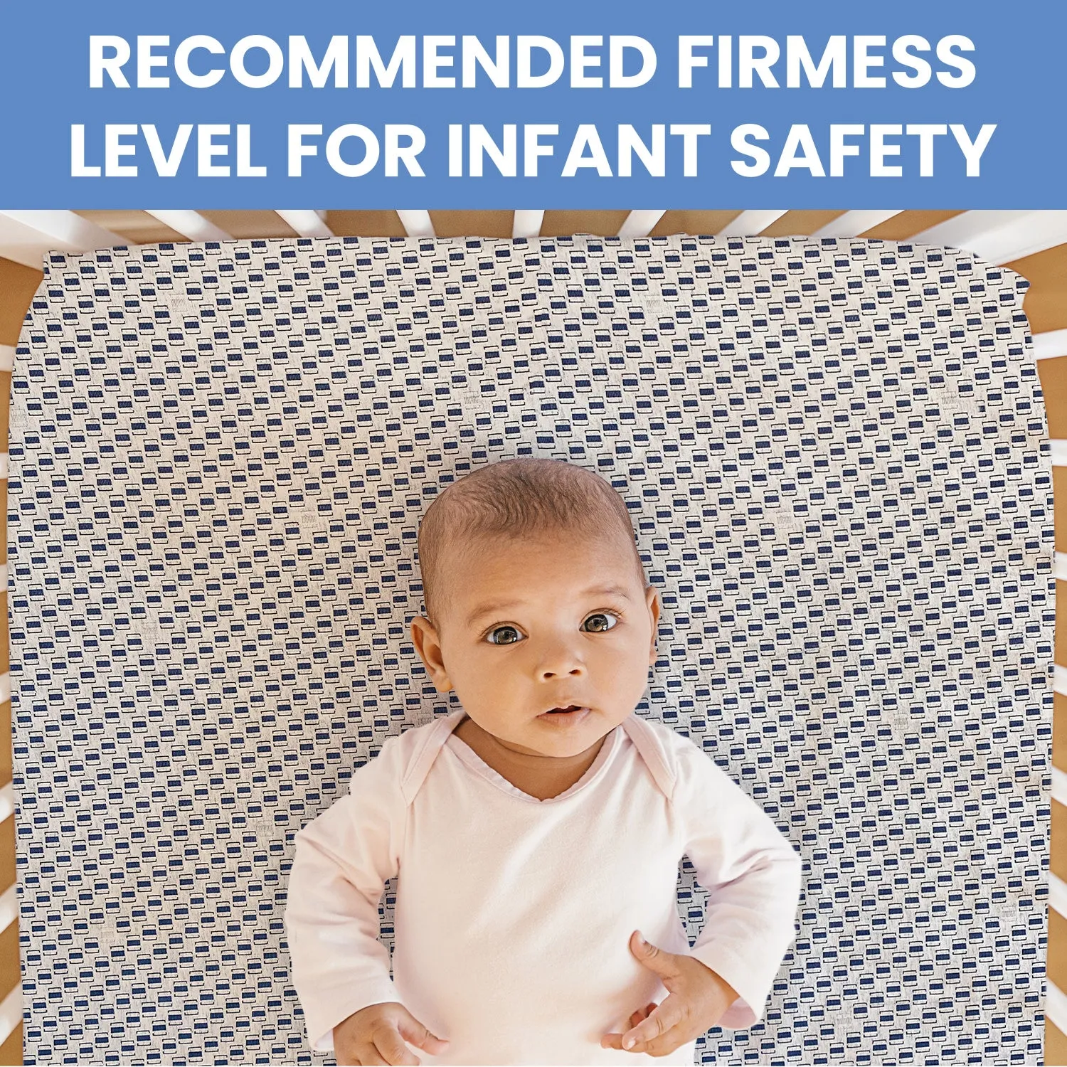 Radiant Sky Dual Sided Baby Crib Mattress and Toddler Mattress
