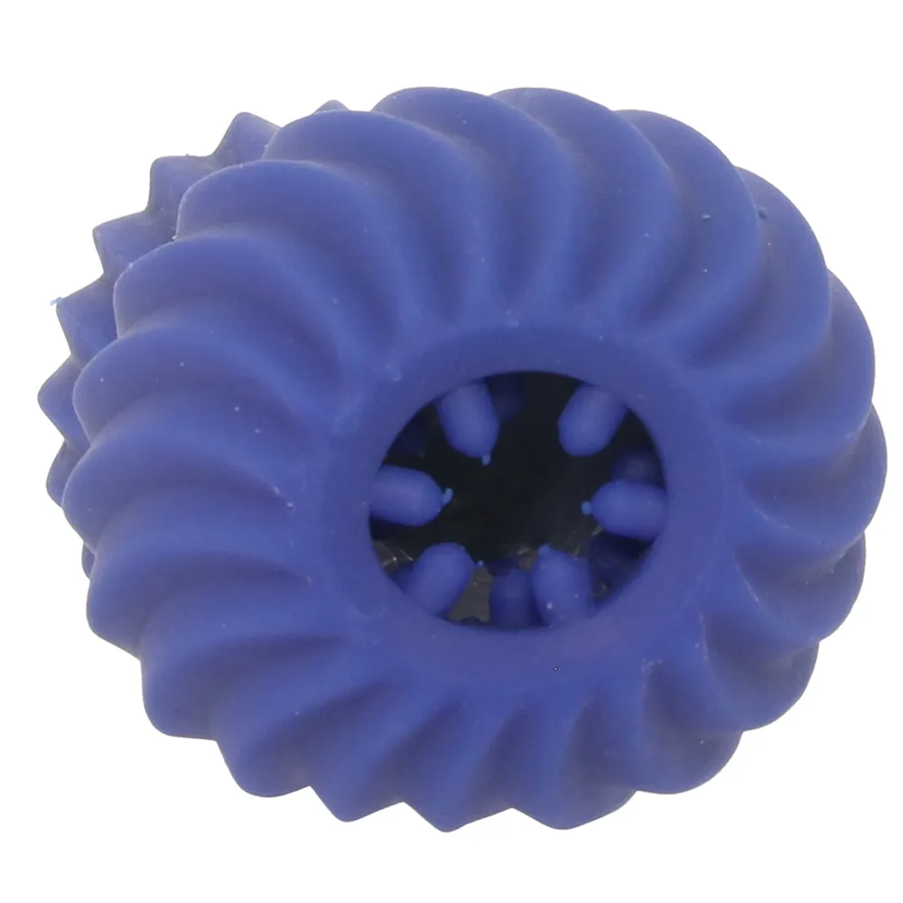Reversible Multi-Textured Dual Stroker in Blue