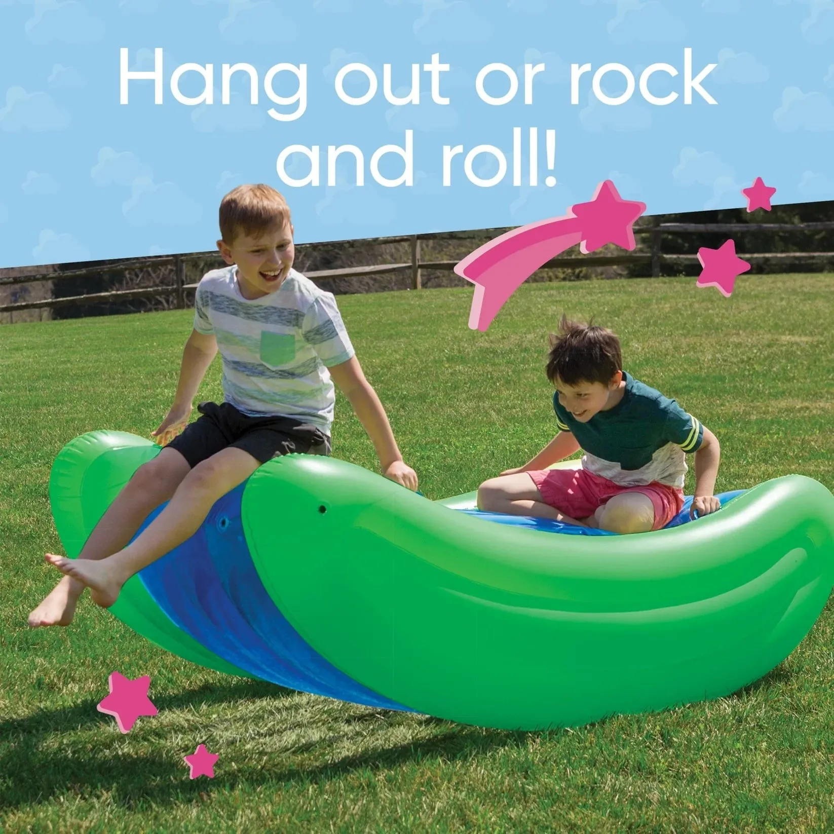 Rock With It! Giant Inflatable Curved Rocker