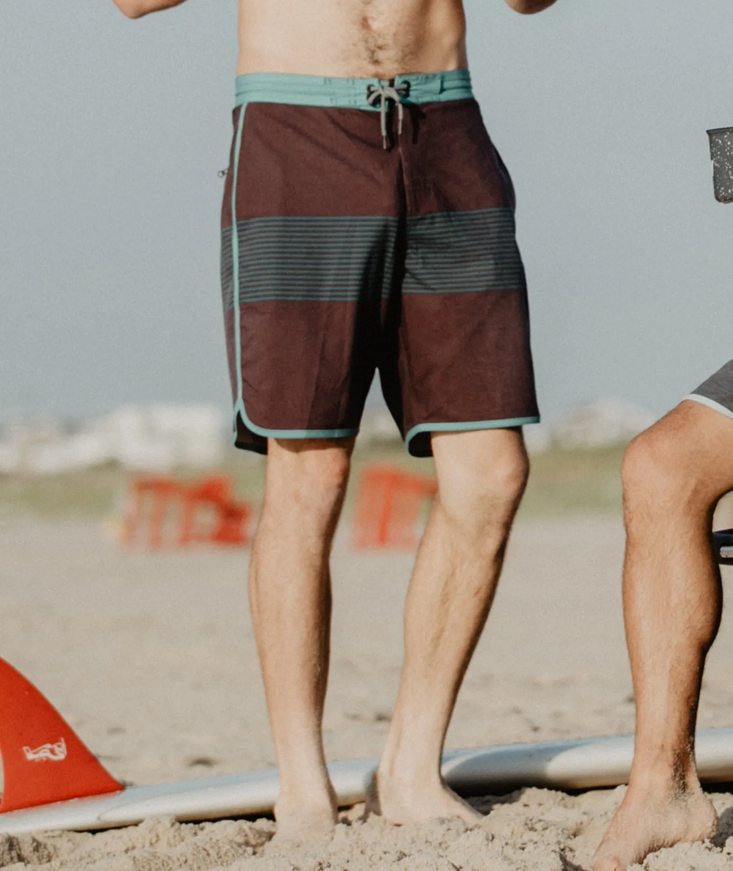S21 Sandbar Hybrid Boardshort - Oxblood