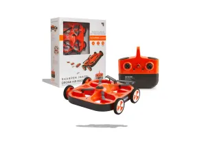 Sharper Image Dual-Function RC Drone Air Racer - 2.4 GHz - Orange