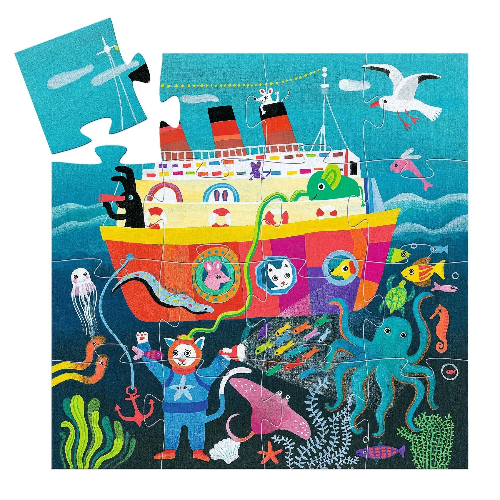 Silhouette Mini Jigsaw The Friends' Cruise 16pc