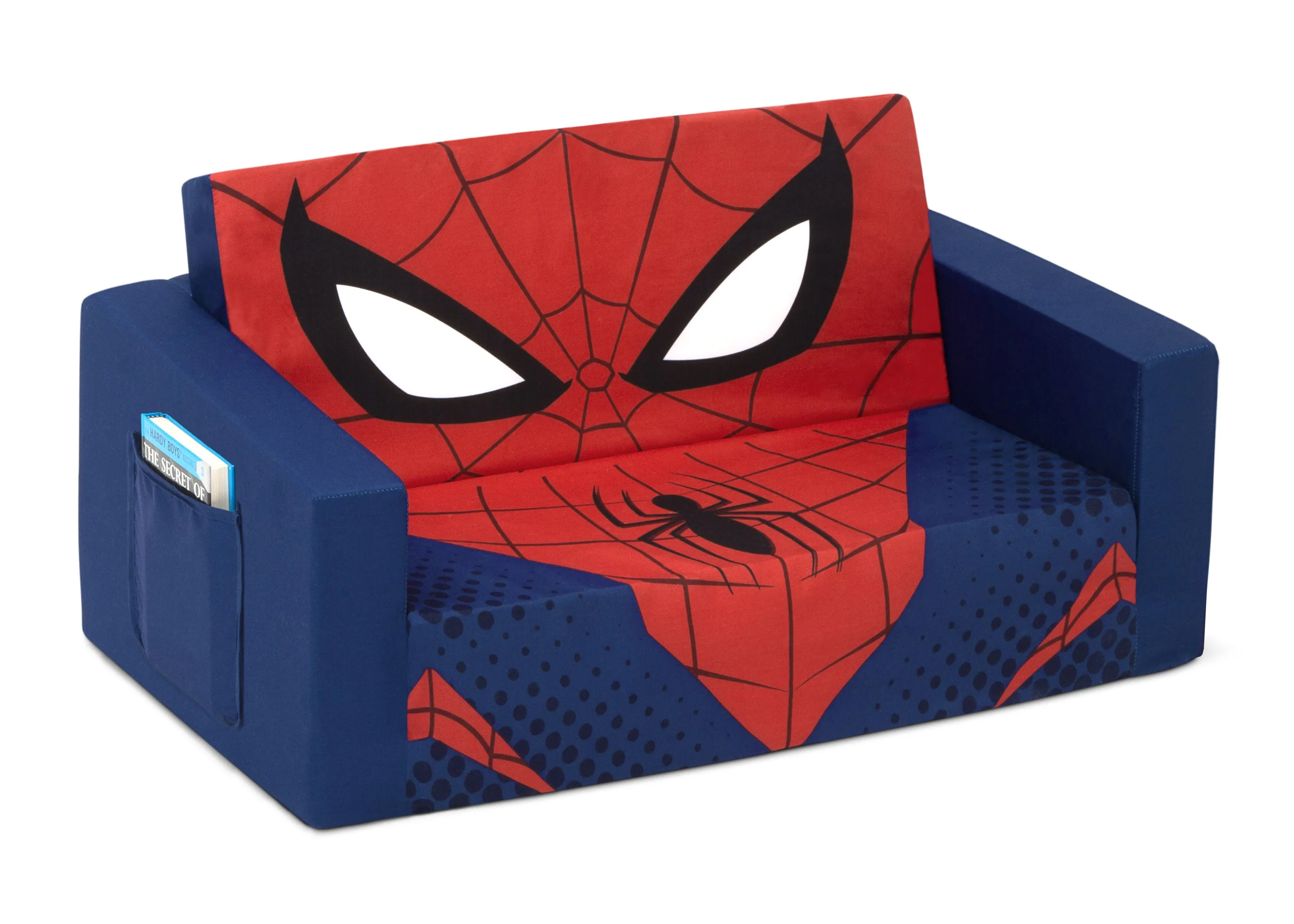 Spider-Man Cozee Flip-Out Sofa - 2-in-1 Convertible Sofa to Lounger for Kids