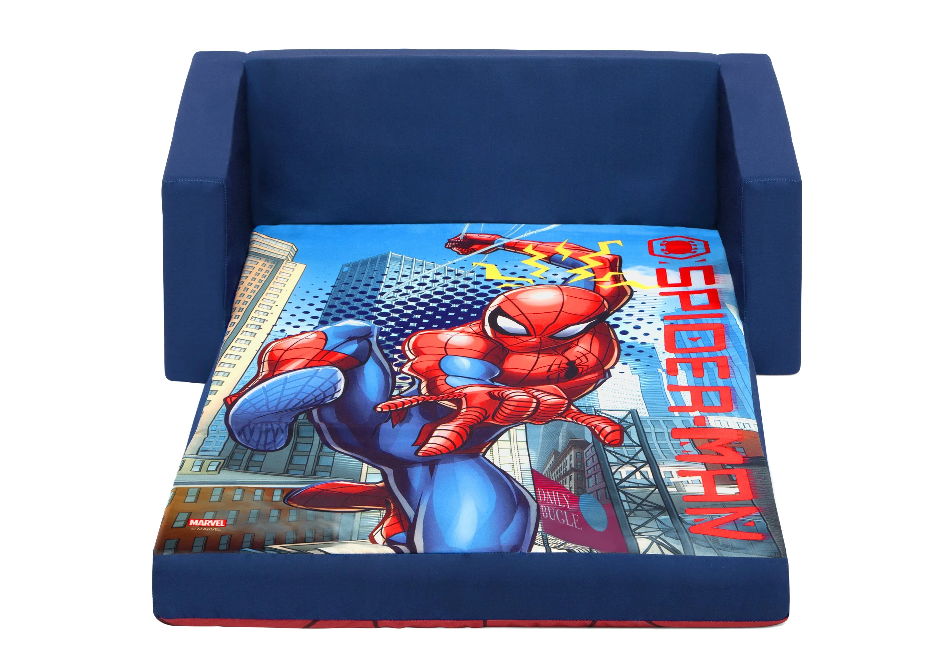 Spider-Man Cozee Flip-Out Sofa - 2-in-1 Convertible Sofa to Lounger for Kids
