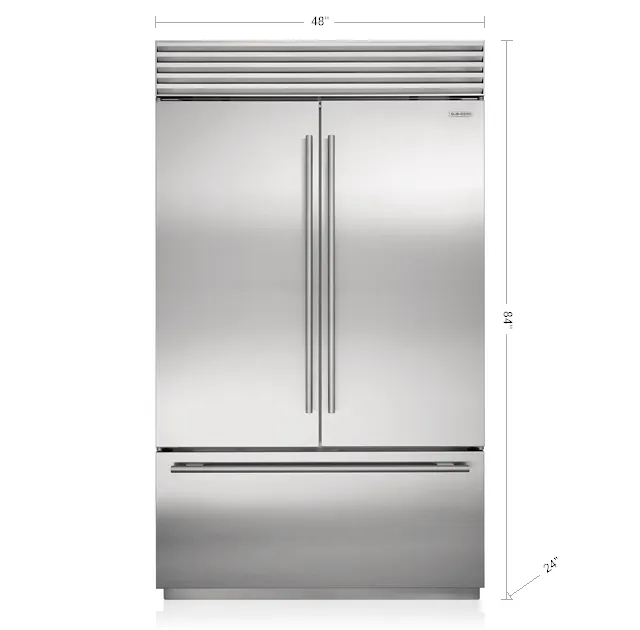 Sub-Zero CL4850UFDSP 48" Classic French Door Refrigerator/Freezer