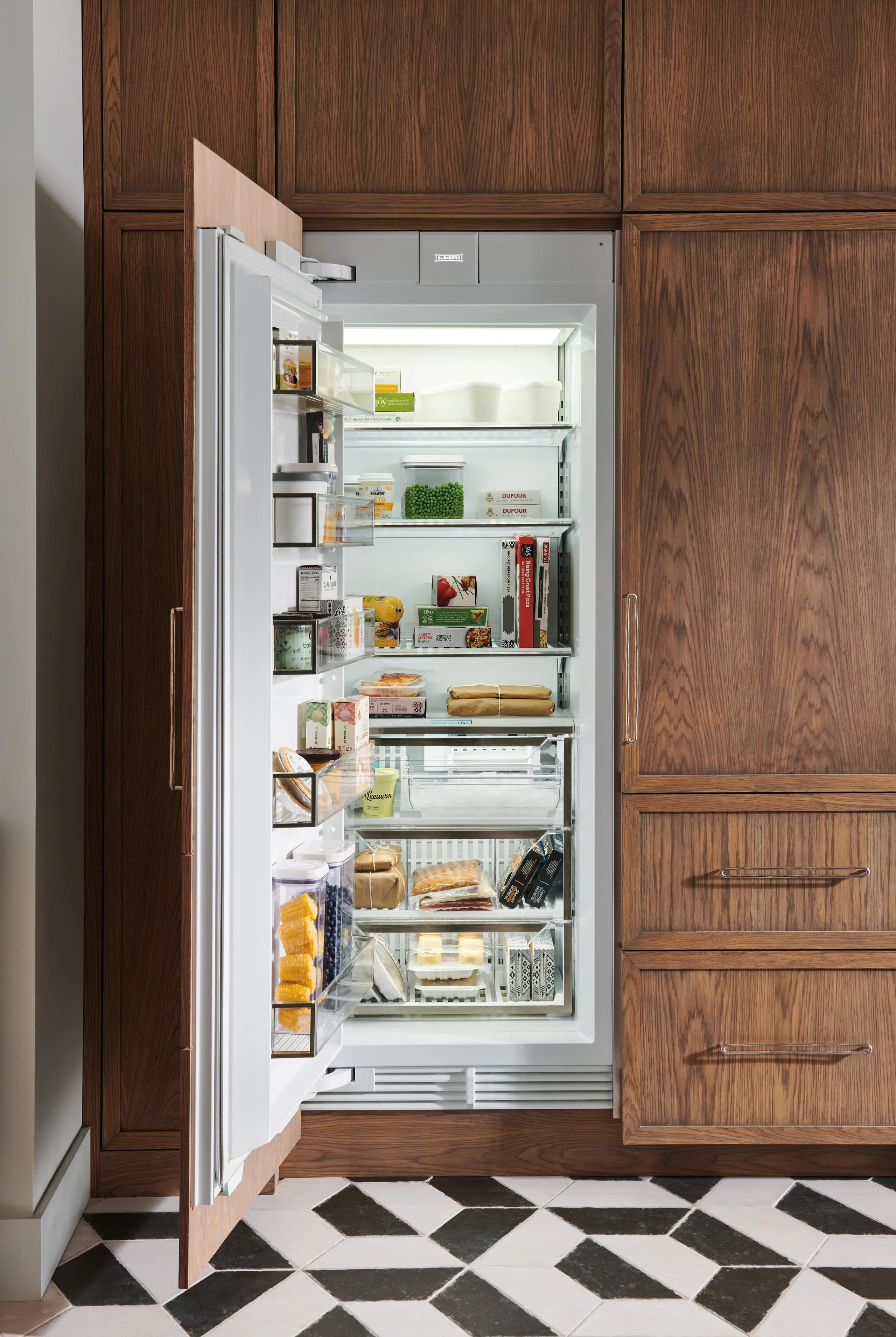 Sub-Zero DEC3050RIDR 30" Designer Column Refrigerator With Internal Dispenser - Panel Ready