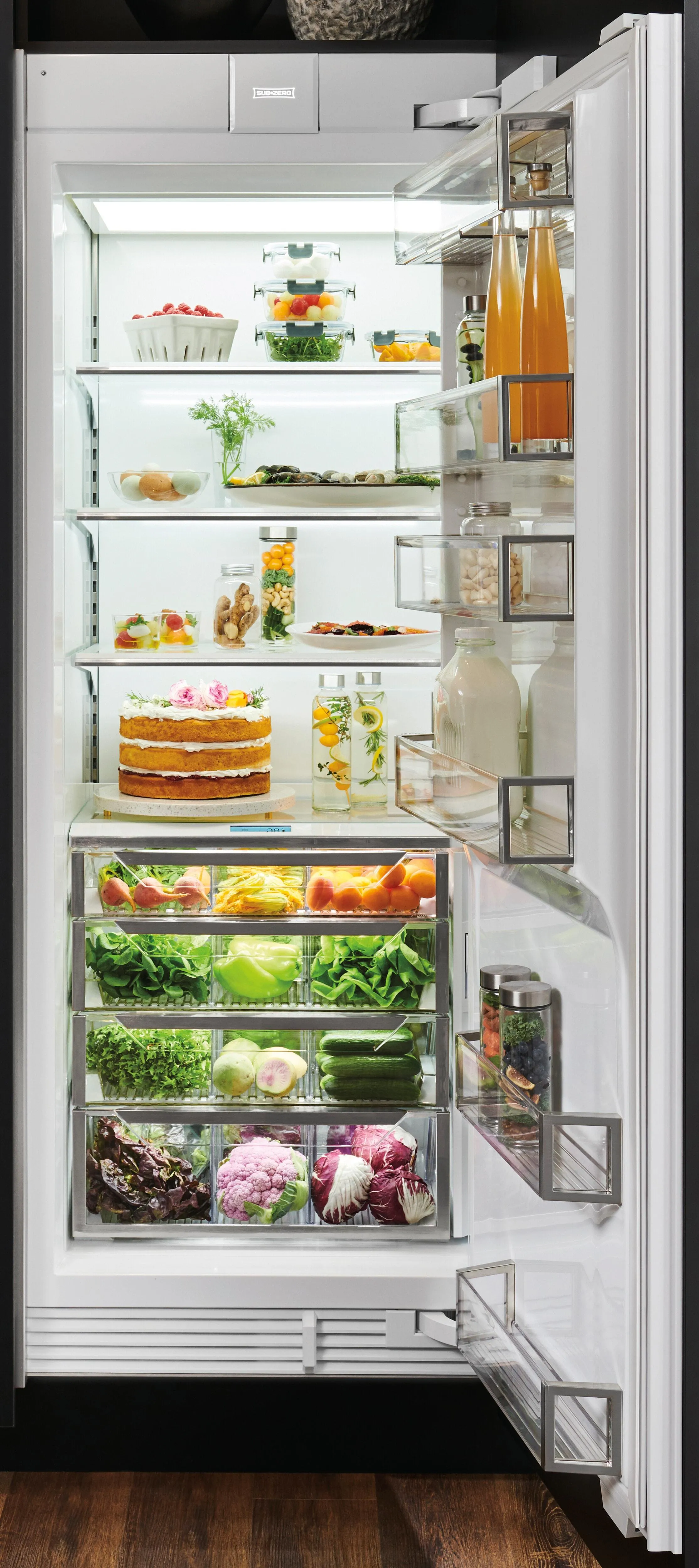 Sub-Zero DEC3050RR 30" Designer Column Refrigerator - Panel Ready