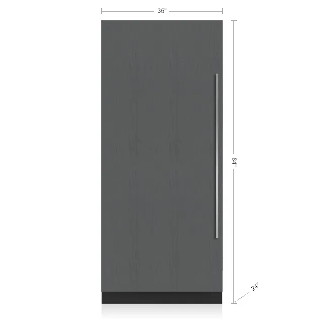 Sub-Zero DEC3650RIDL 36" Designer Column Refrigerator With Internal Dispenser - Panel Ready