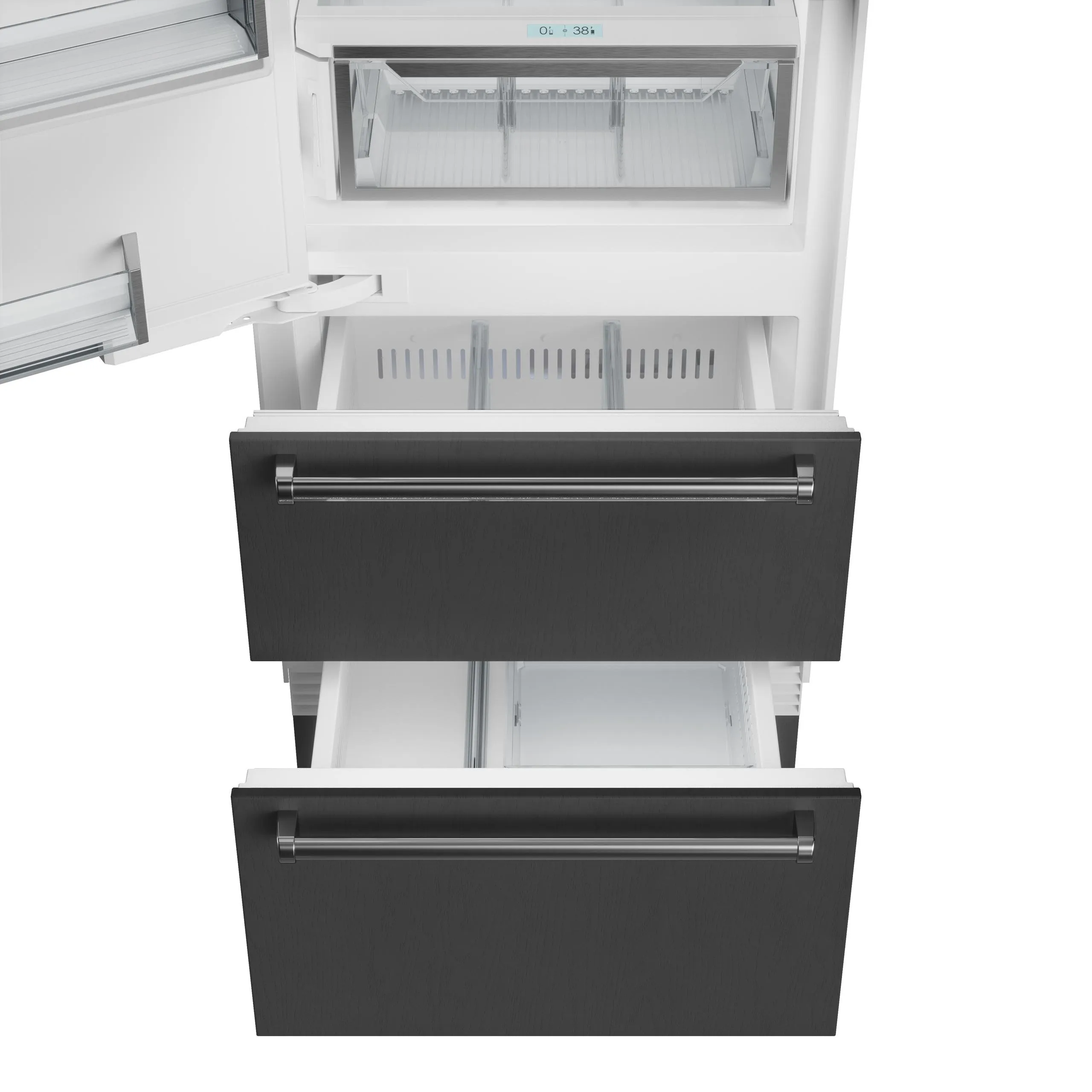 Sub-Zero DET3050CIIDR 30" Designer Over-And-Under Refrigerator/Freezer With Ice Maker And Internal Dispenser - Panel Ready