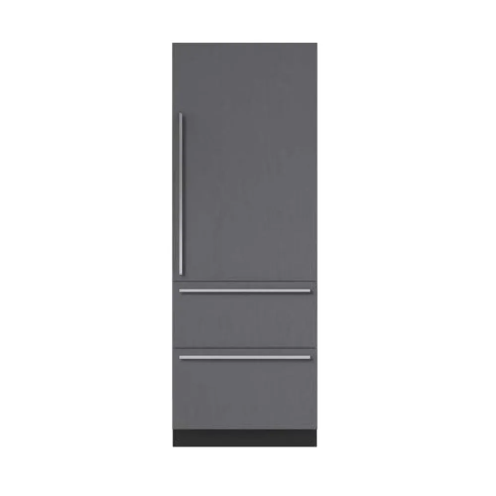 Sub-Zero DET3050CIID/R 30" Designer Over-and-Under Refrigerator/Freezer with Ice Maker and Internal Dispenser - Panel Ready