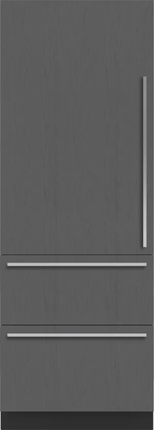 Sub-Zero DET3050RR 30" Designer Over-And-Under Refrigerator - Panel Ready