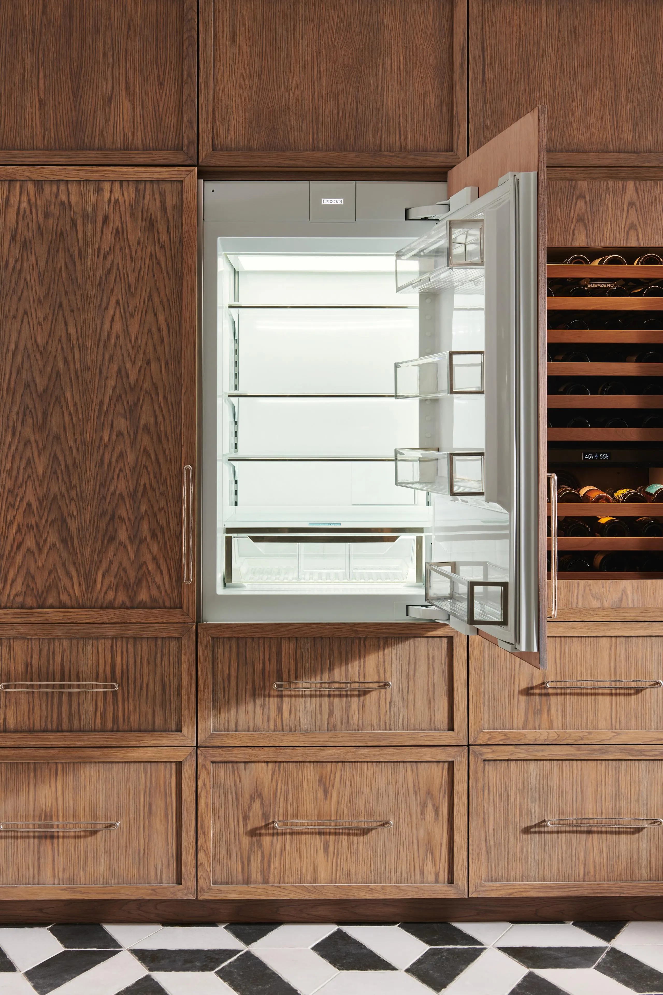 Sub-Zero DET3050RR 30" Designer Over-And-Under Refrigerator - Panel Ready