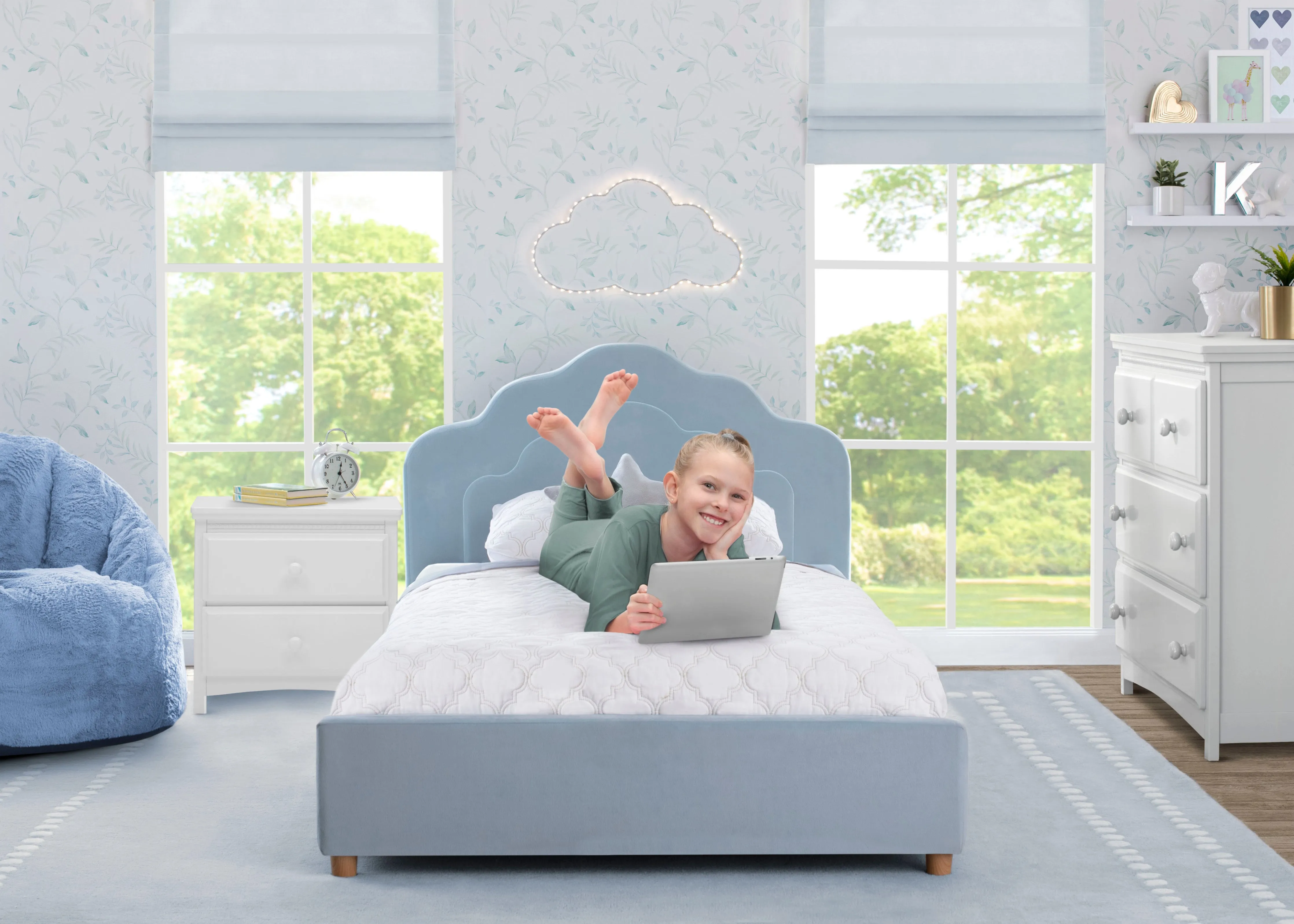 Upholstered Twin Bed