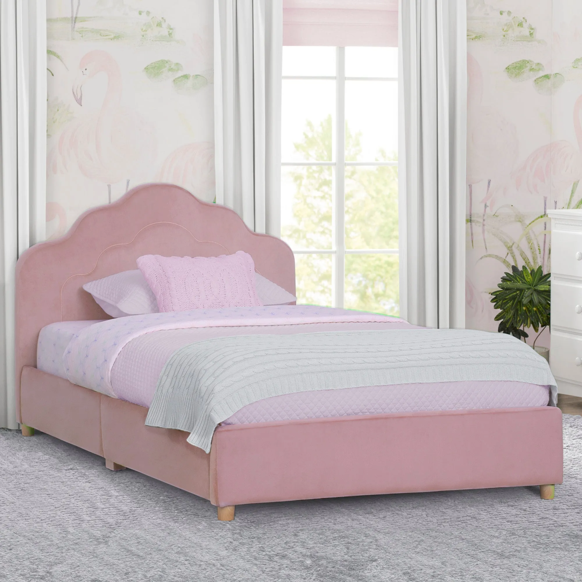 Upholstered Twin Bed