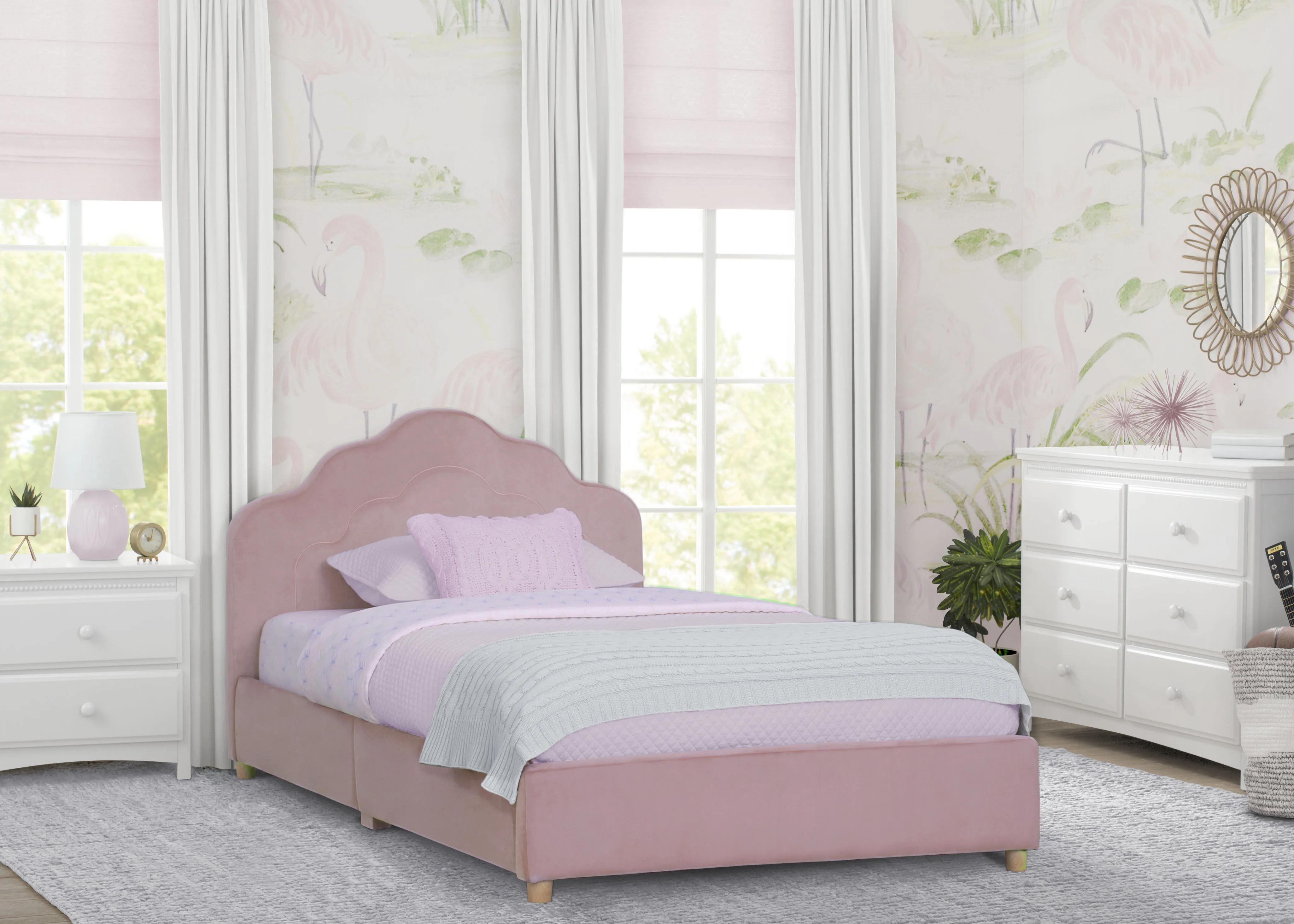 Upholstered Twin Bed
