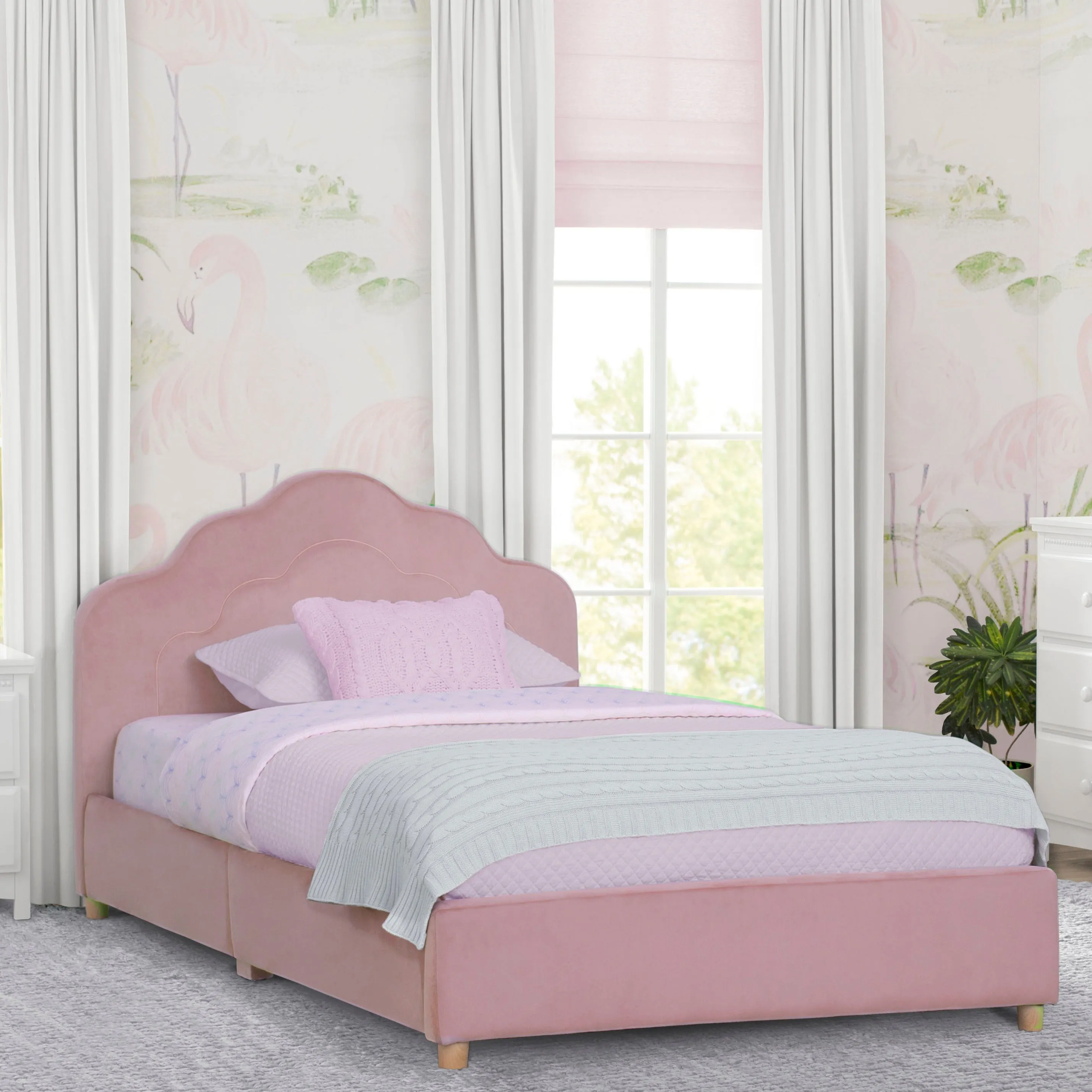 Upholstered Twin Bed