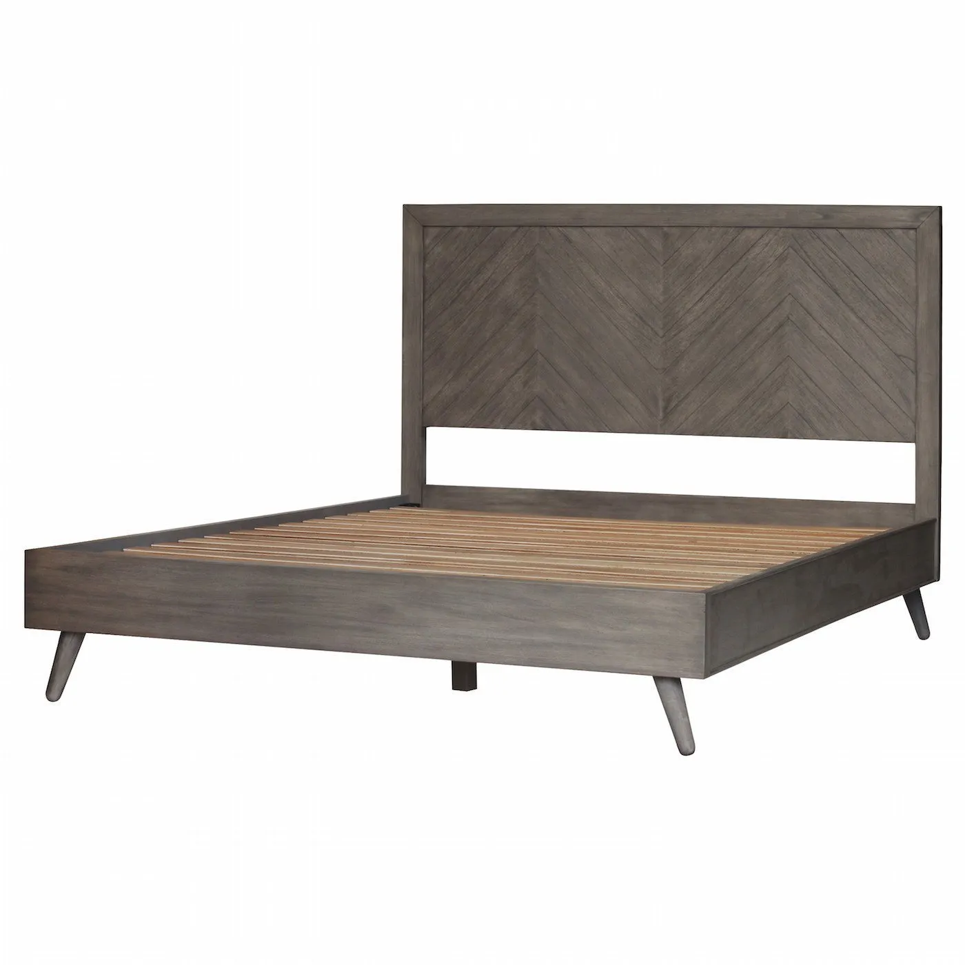 Vanowen Queen Size Bed SMOKE