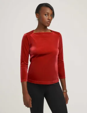 Velour Envelope Top- Sale