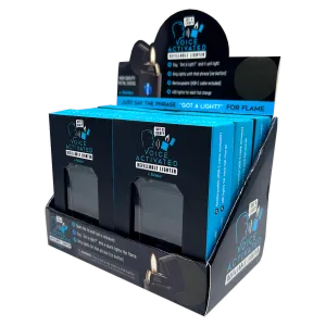 Voice Activated Flip Top Lighter - 6 Pieces Per Retail Ready Display 25288